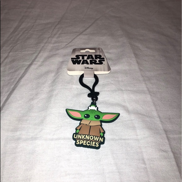 Star Wars Accessories - NWT Star Wars Baby Yoda Unknown Species Keychain